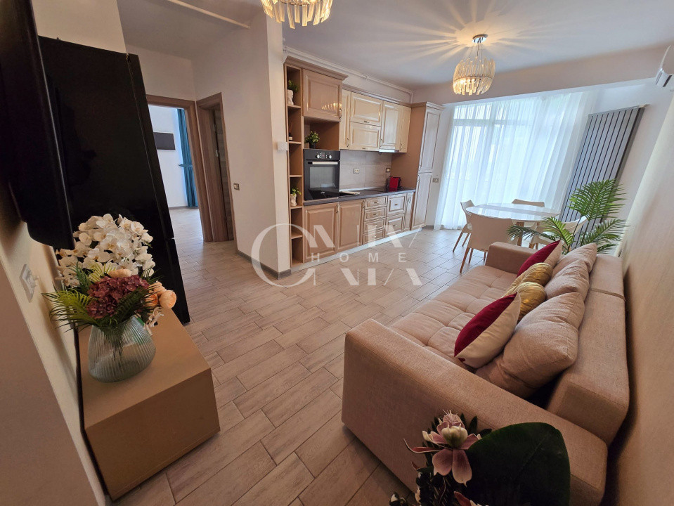 Locuința perfectă: 3 camere mobilate, cu vedere frontală superbă