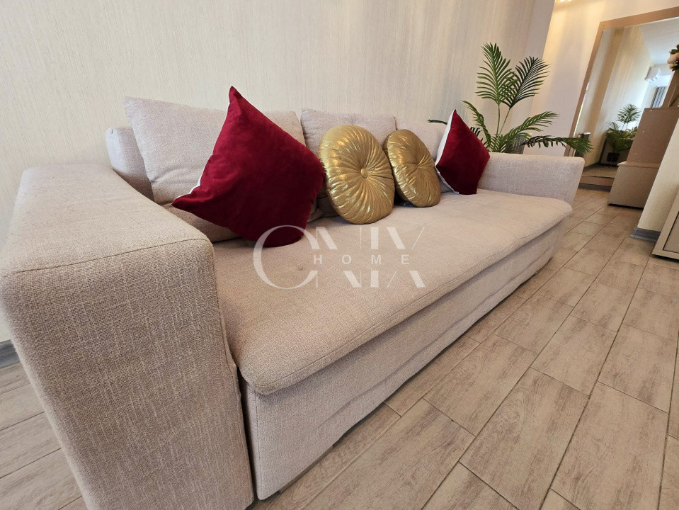 Locuința perfectă: 3 camere mobilate, cu vedere frontală superbă