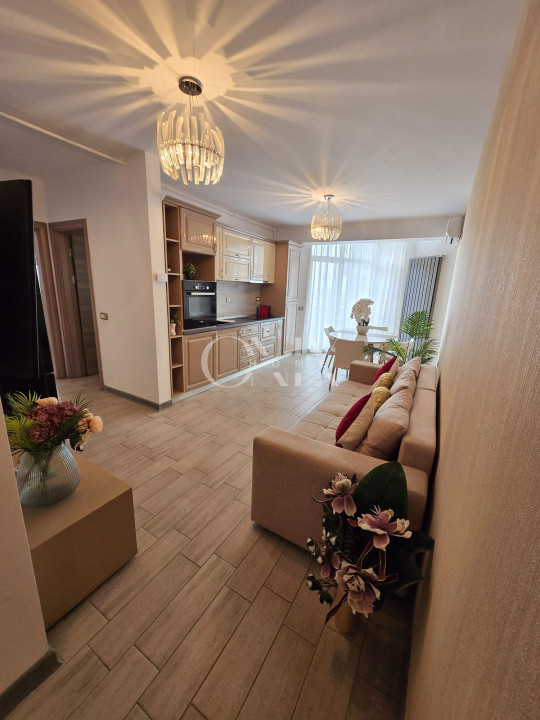 Locuința perfectă: 3 camere mobilate, cu vedere frontală superbă