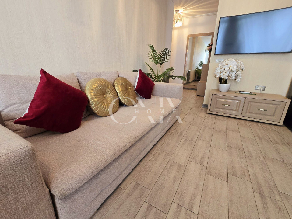 Locuința perfectă: 3 camere mobilate, cu vedere frontală superbă