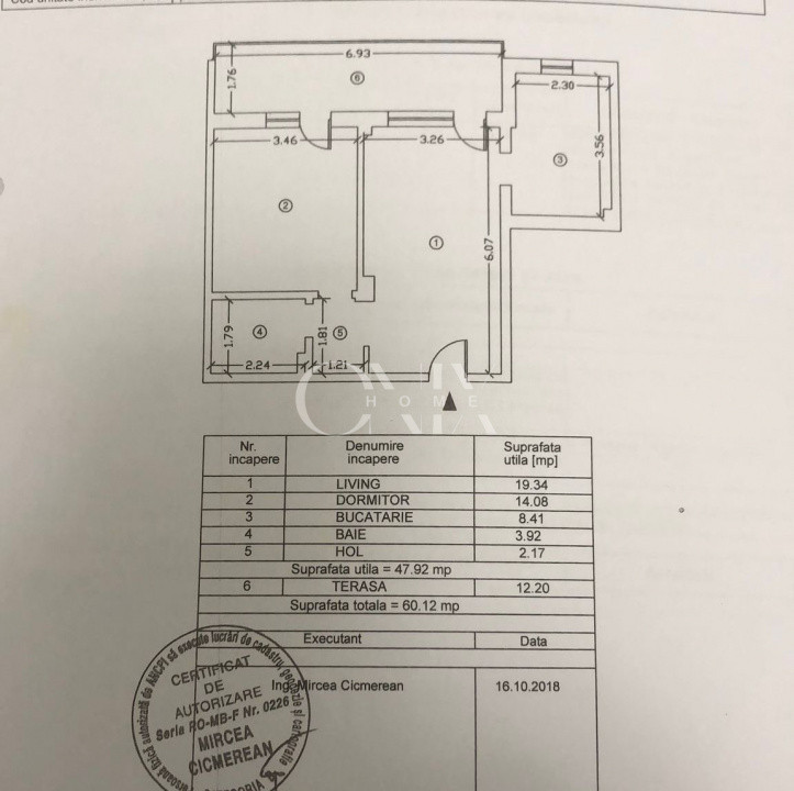 Ap 2 camere, vedere laterala la mare, mobilat complet, Mamaia Nord