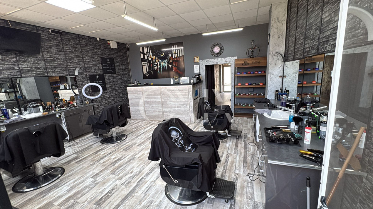 Barbershop de vânzare – Afacere la cheie complet echipată