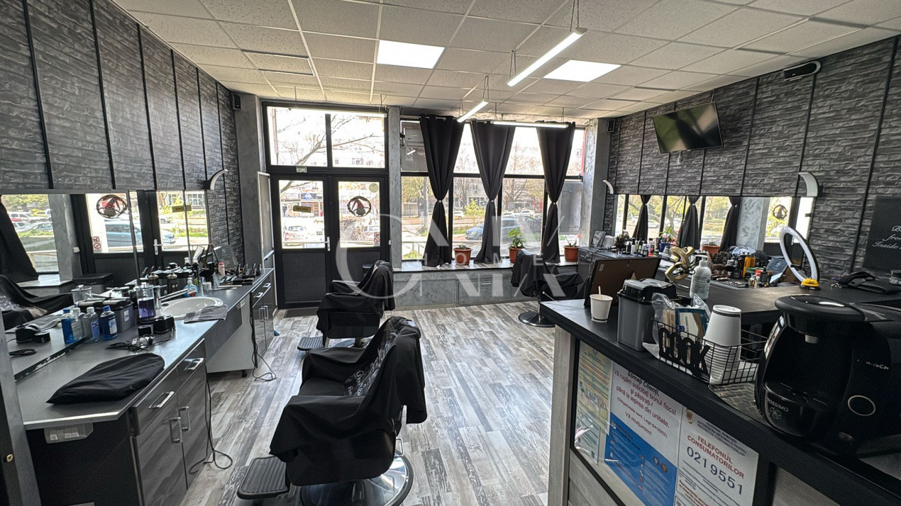 Barbershop de vânzare – Afacere la cheie complet echipată