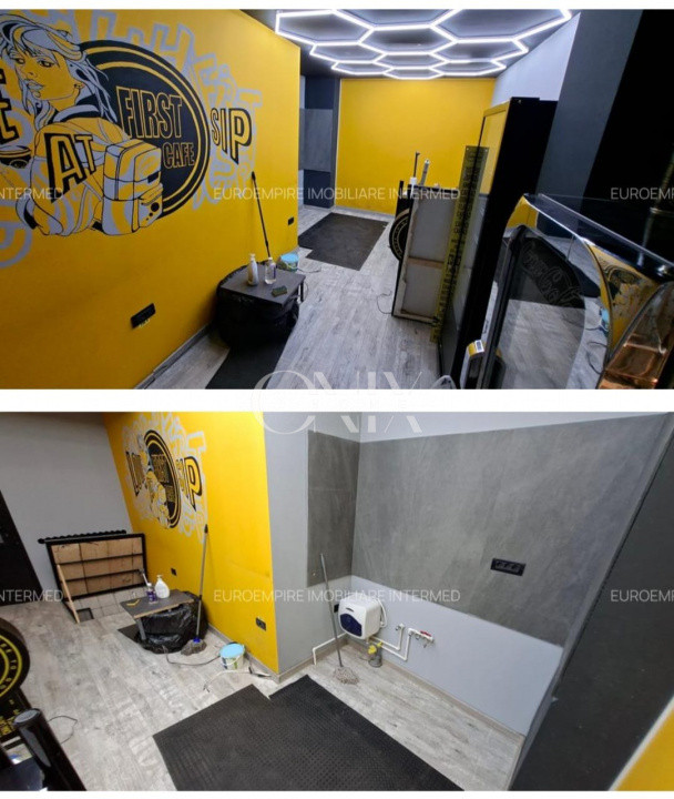 Spatiu comercial zona centrala parter cu demisol 40 mp