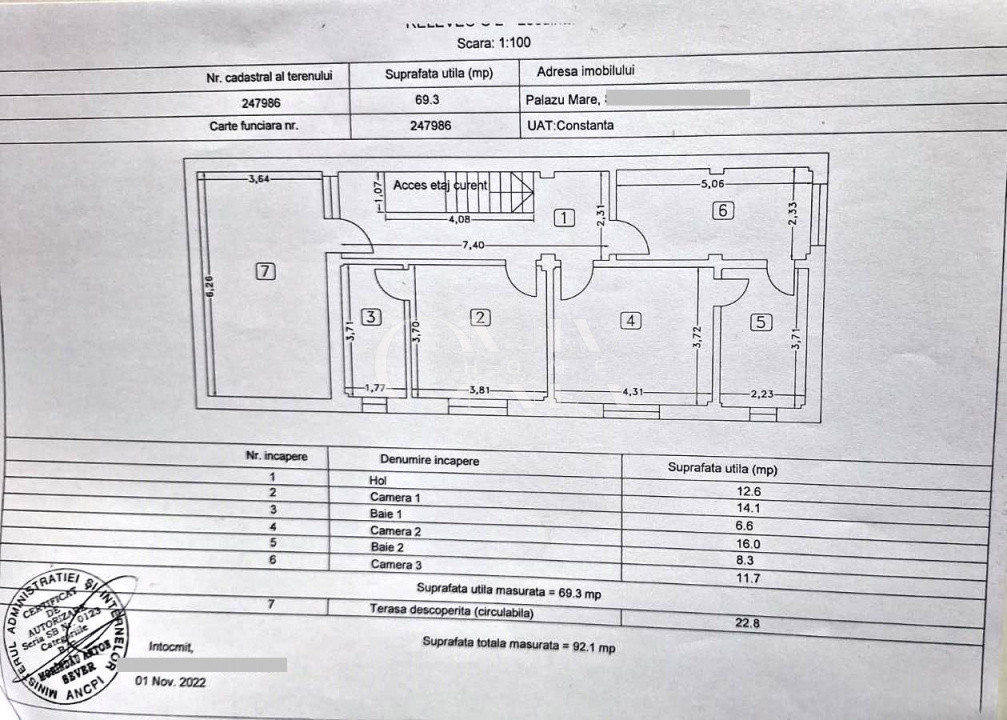 Proprietate Exclusivă de Vânzare în Palazu Mare – 1.412 mp teren