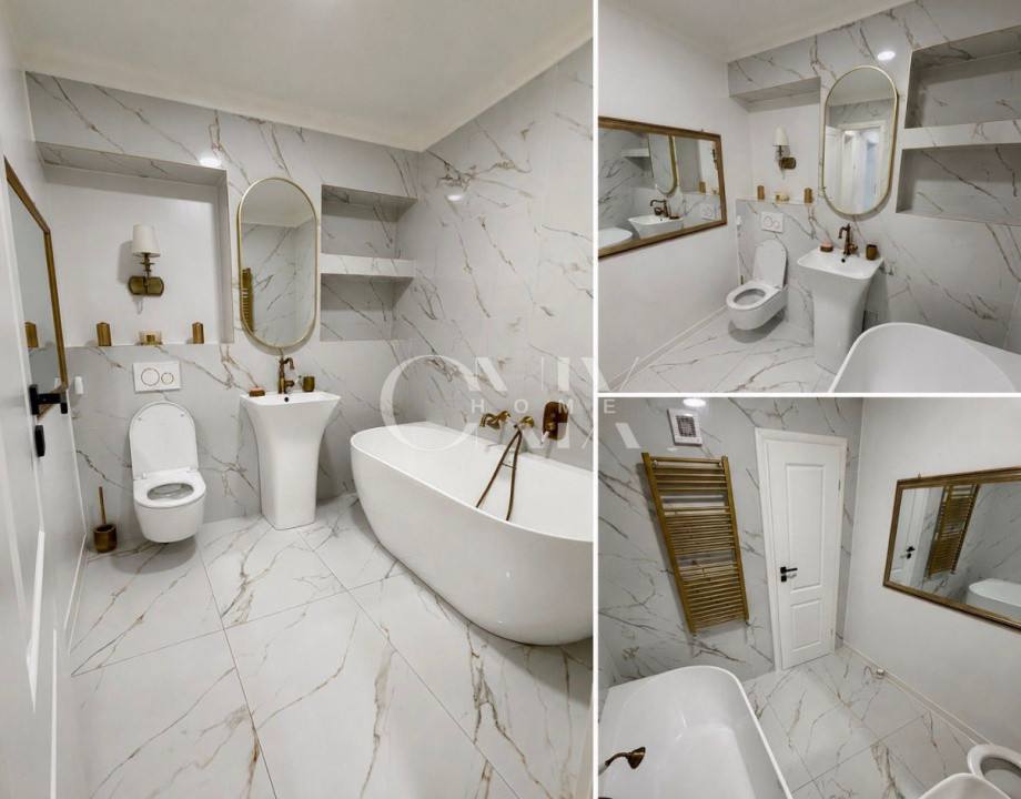Apartament 3 camere renovat lux cu vedere la mare în Centrul Vechi