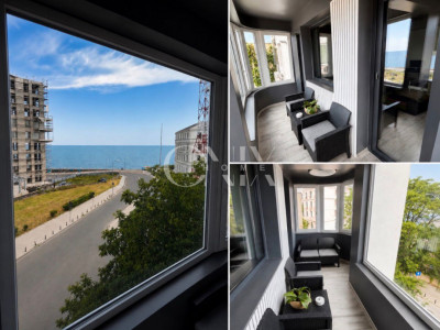 Apartament 3 camere renovat lux cu vedere la mare în Centrul Vechi