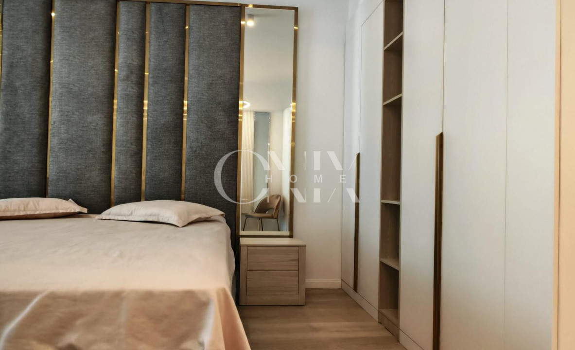 Studio spațios cu balcon mare și vedere laterală la mare în Tomis Vila