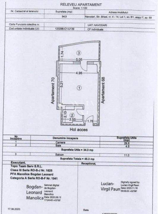 Studio spatios Mamaia Nord Casa Del Mar
